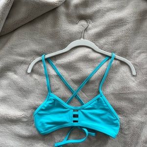 JOLYN Tomcat Turquoise Bikini Top - Like New Condition